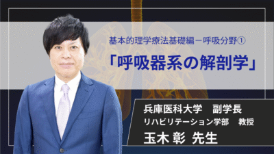 【2026年5月12日まで公開】　呼吸器系の解剖学 【 玉木 彰 先生】